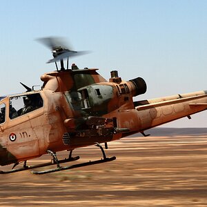 مروحية AH-1/F Cobra سلاح الجو الملكي الأردني