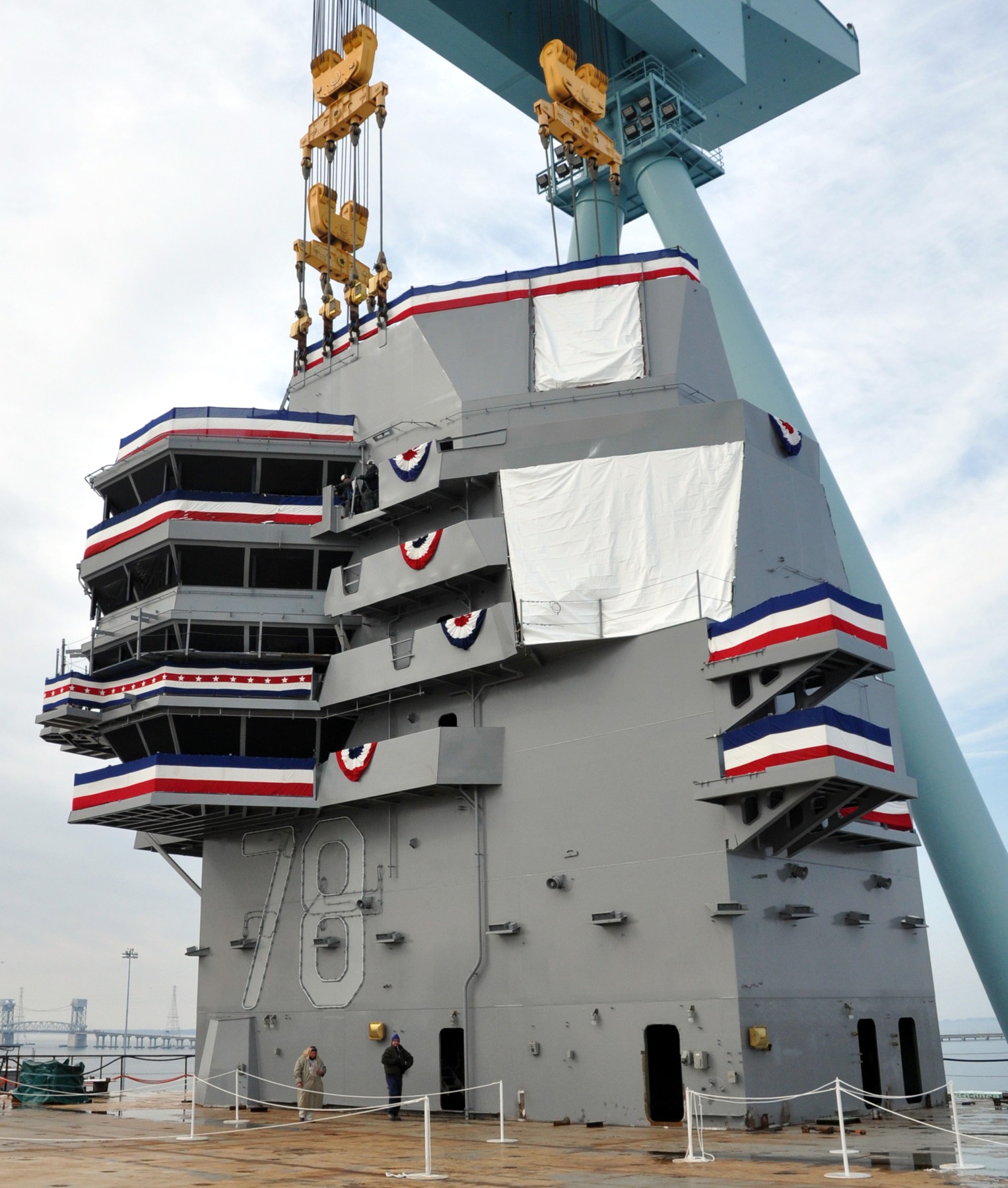 cvn-78 uss gerald r. ford aircraft carrier us navy newport news shipbuilding 2013 37