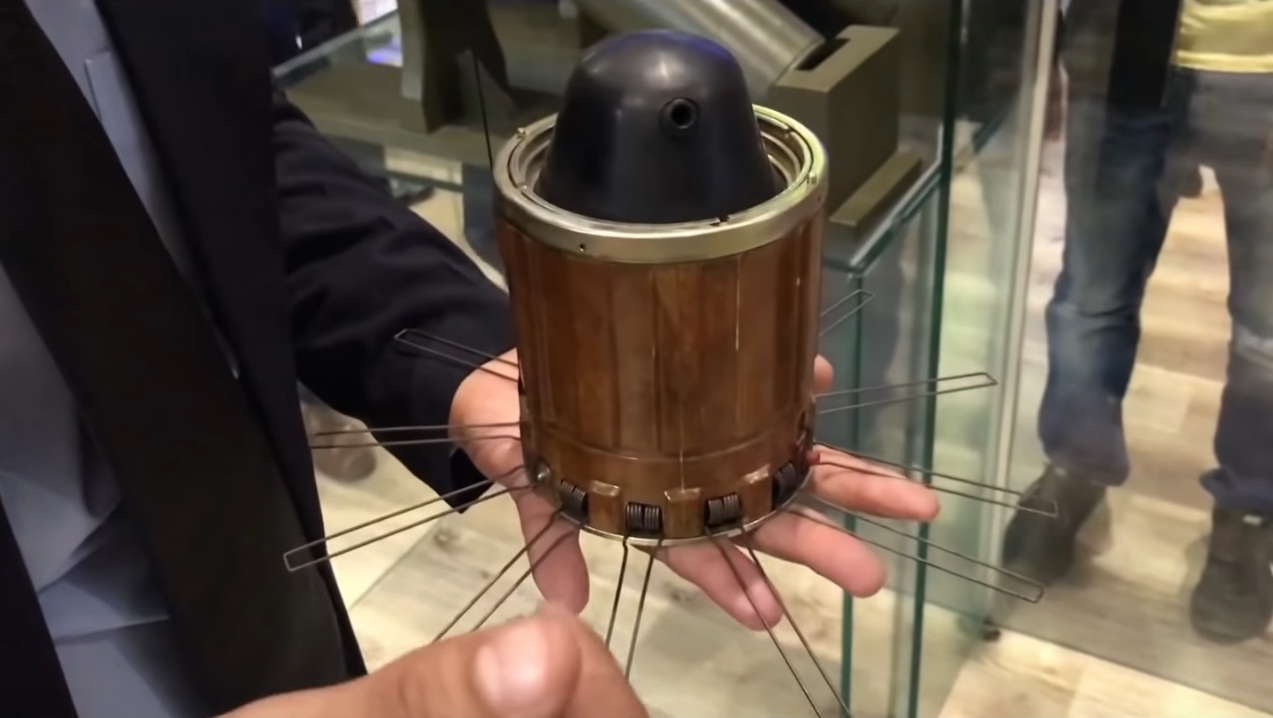 Programmable Anti Tank mine develop by PAF shown during IDEAS-2018(3) source SAMAA FM VIDEO.jpg