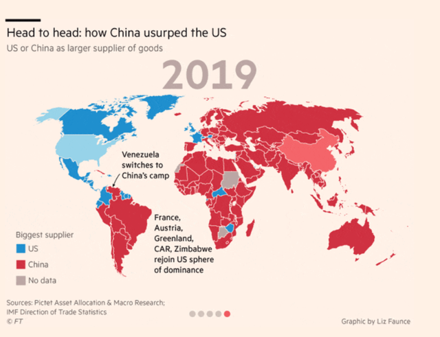 US-China trade war (2000-2019) : r/MapPorn