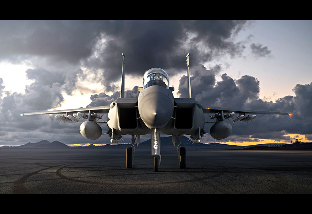 الصورة بالحجم الكامل # 1 لطائرة بوينج إف -15 إي إس إيجل التفوق الجوي / طائرة مقاتلة متعددة المهام