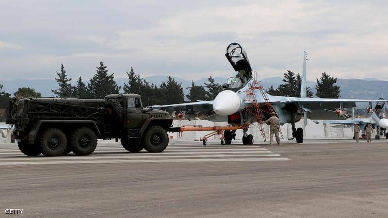 طائرات تهاجم قاعدة حميميم الروسية