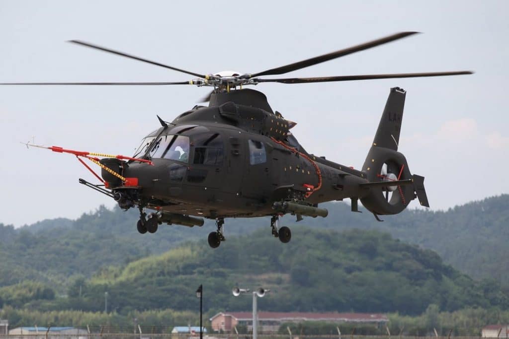 شاهد أحدث طائرات الهليكوبتر الكورية المسلحة “KAI”