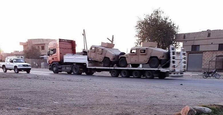أمريكا تنقل 200 شاحنة محملة بالأسلحة لسوريا