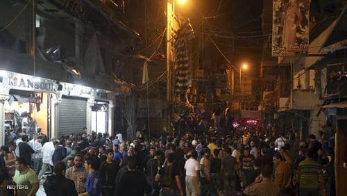 إنفجارات تهز معقل حزب الله اللبناني في بيروت بعد قصف دمشق