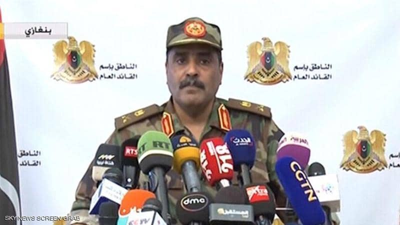 الجيش الليبي يصد هجوم الوفاق المدعوم بطائرات تركية في محيط العاصمة