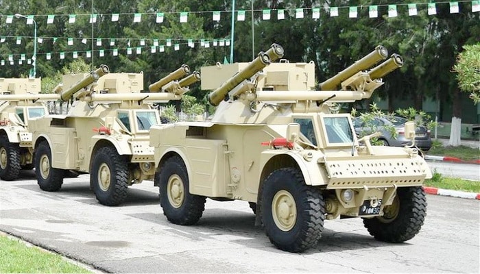 مركبة عسكرية مطورة مضادة للدبابات للجيش الجزائري