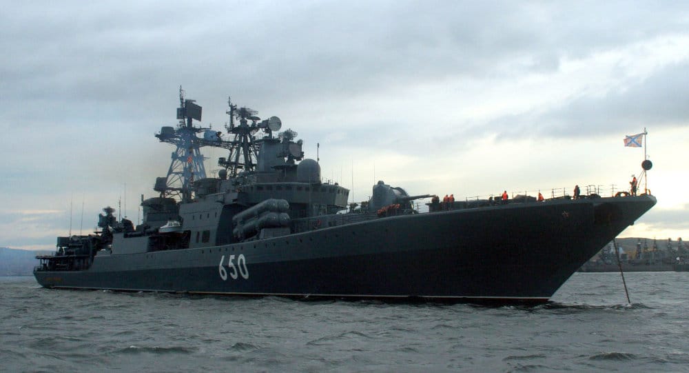 أسطول الشمال الروسي يتعرض لعاصفة من الدرجة الخامسة