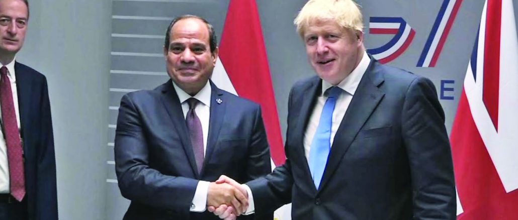 السيسي جونسون