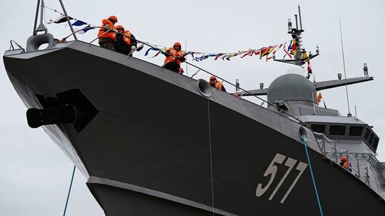 البحرية الروسية تتسلم فرقاطة حديثة بأسلحة فتاكة