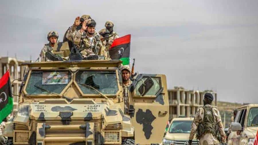 بعد سيطرتها على سرت ,,, كتائب الجيش الليبي تتقدم نحو مصراتة
