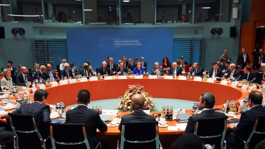 المجتمعون في مؤتمر برلين يدعون لنزع سلاح ميليشيات ليبيا