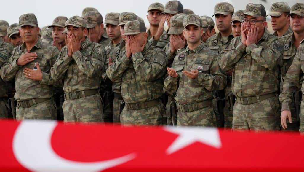 مقتل 16جندي تركي في ليبيا من بينهم قائد القوات التركية