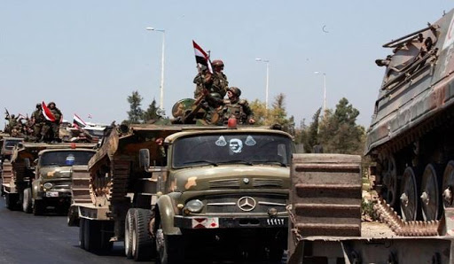 تقدم نوعي للجيش السوري شمالا وتركيا ترسل أرتال عسكرية
