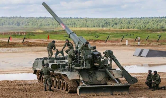 الجيش الروسي يبدأ بتسلم أقوى مدفع في العالم "مالكا"