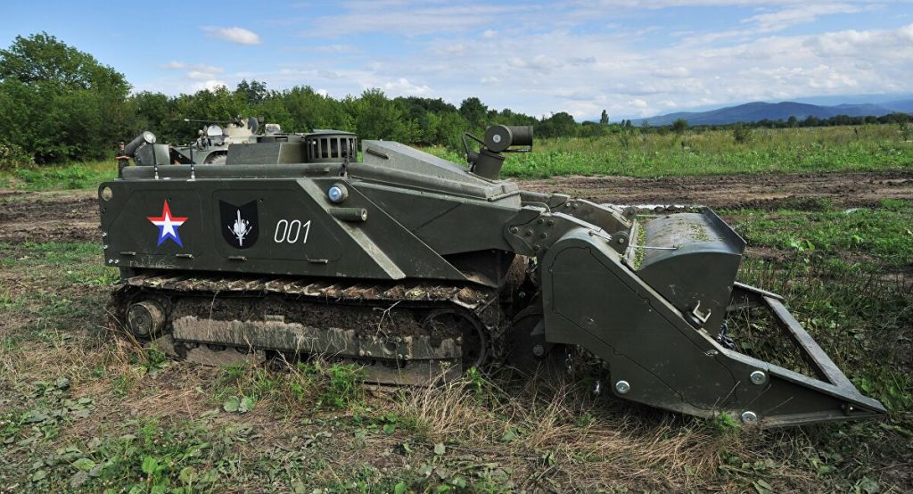 الجيش الروسي يحصل على منظومات أوران-6 الروبوتية المضادة للألغام ..تعرف مميزاتها