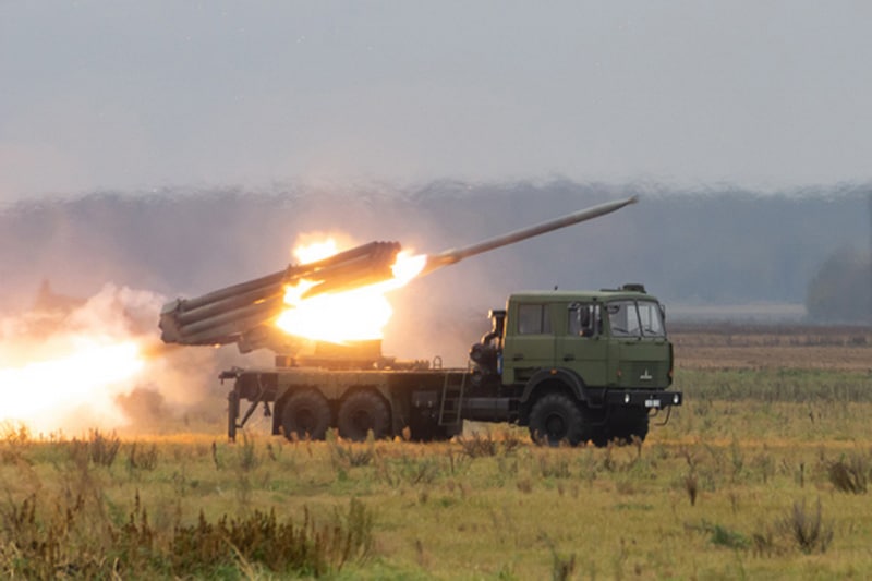 Uragan-M نظام إطلاق صاروخي تعديل بيلاروسي