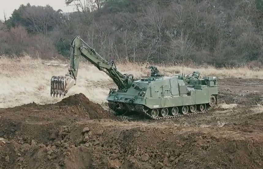 K600 مركبة خرق حقل ألغام خاصة بالجيش الكوري