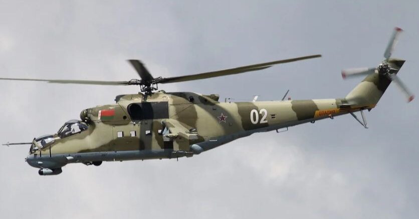 مروحية بيلاروسية من طراز Mi-24 يشتبه في انتهاكها المجال الجوي لليتوانيا