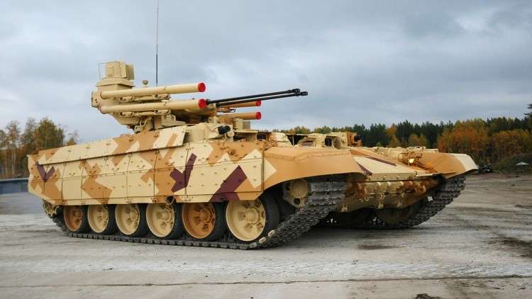 شركة “أورال فاغون” زافود” الروسية تصمم عربة جديدة لدعم الدبابات