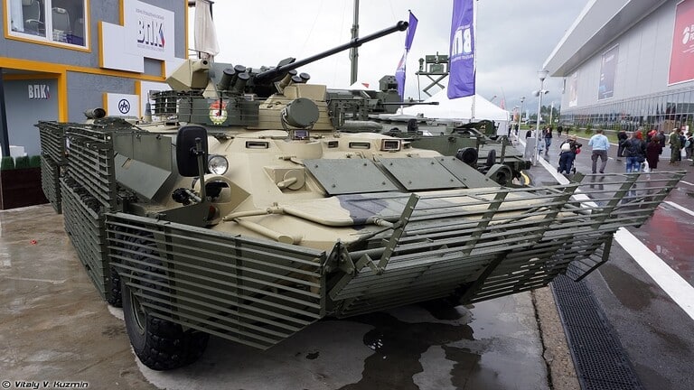 روســيا ,,, نموذج مطور من “بي تي إر – 82” يظهر في منتدى الجيش – 2020