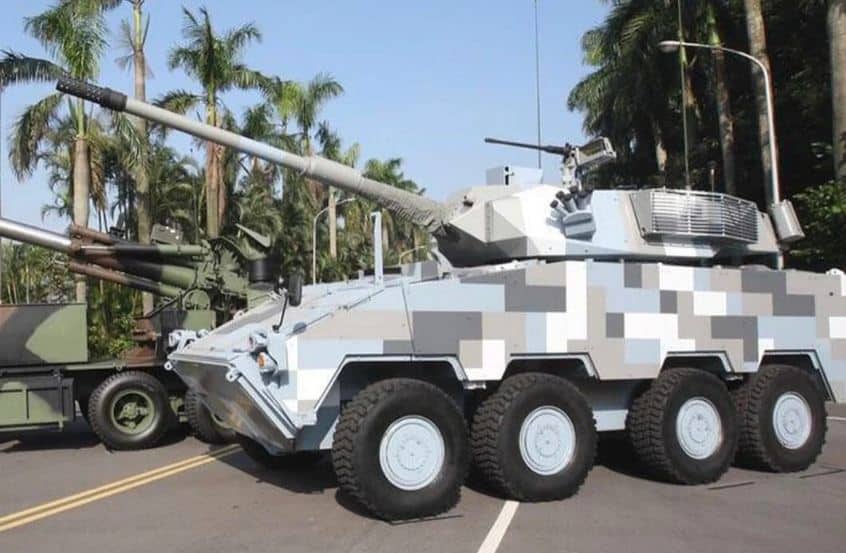 تايوان تطور مركبة جديدة ذات عجلات لقتل الدبابات