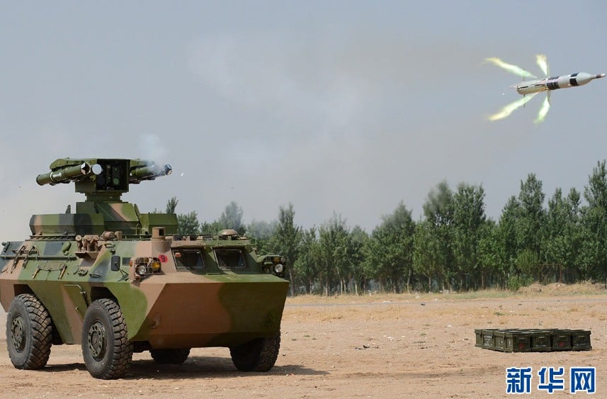 جيش التحرير الشعبي الصيني ينشر صاروخًا جديدًا مضادًا للدبابات