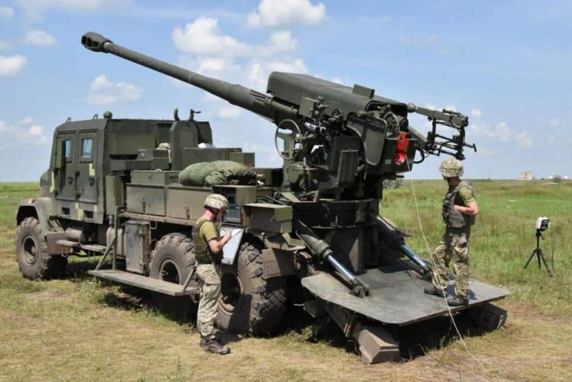 أوكرانيا تختبر مدفعية جديدة محمولة على شاحنة من بوغدانا