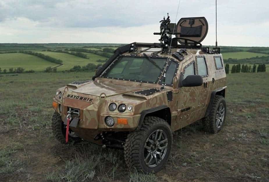 شركة Utek الروسية تكشف النقاب عن مركبة مصفحة خفيفة من طراز Mercenary