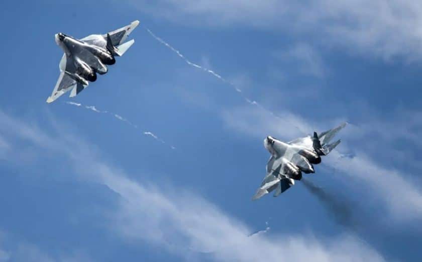 مقاتلات Su-57 الروسية تصدر صوتًا غامضًا ومخيفا أخاف سكان موسكو..فيديو