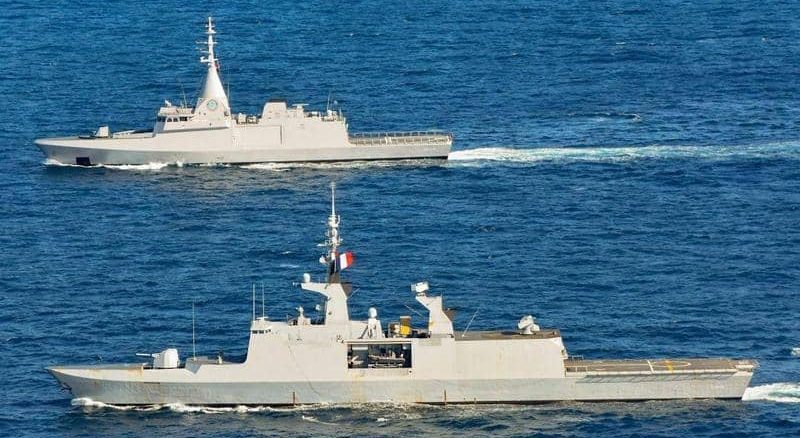 صور من التدريب البحري المشترك للقوات المصرية والفرنسية في المتوسط