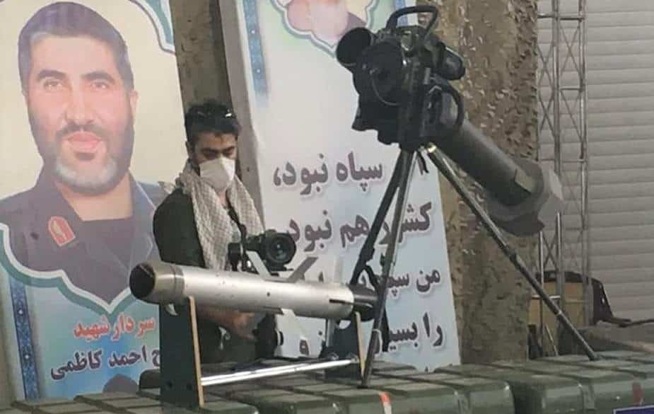 القوات البرية الإيرانية تسلمت صاروخ ألماس الإيراني المضاد للدبابات
