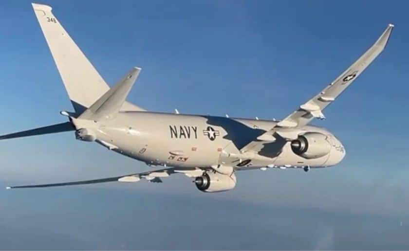 روسيا تنشر فيديو اعتراض طائرة تابعة للبحرية الأمريكية من طراز P-8A