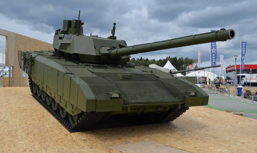 القوات المسلحة الروسية تتسلم من شركة روستيك دبابات T-14 Armata المطورة