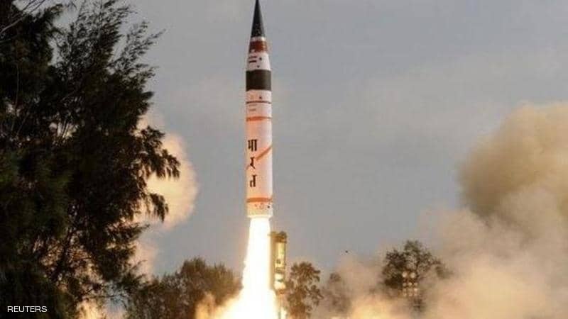 الهند تختبر صاروخا باليستيا عابرا للقارات ذو قدرات نووية “آجني-5”