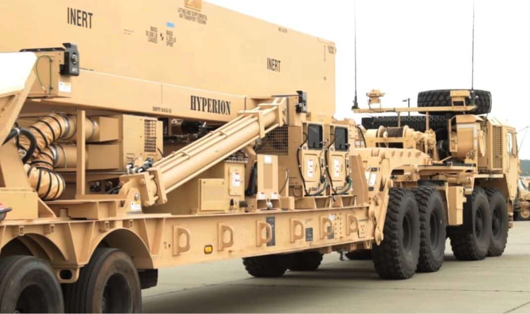 الجيش الأمريكي يستلم المعدات الأولى للأسلحة طويلة المدى التي تفوق سرعة الصوت
