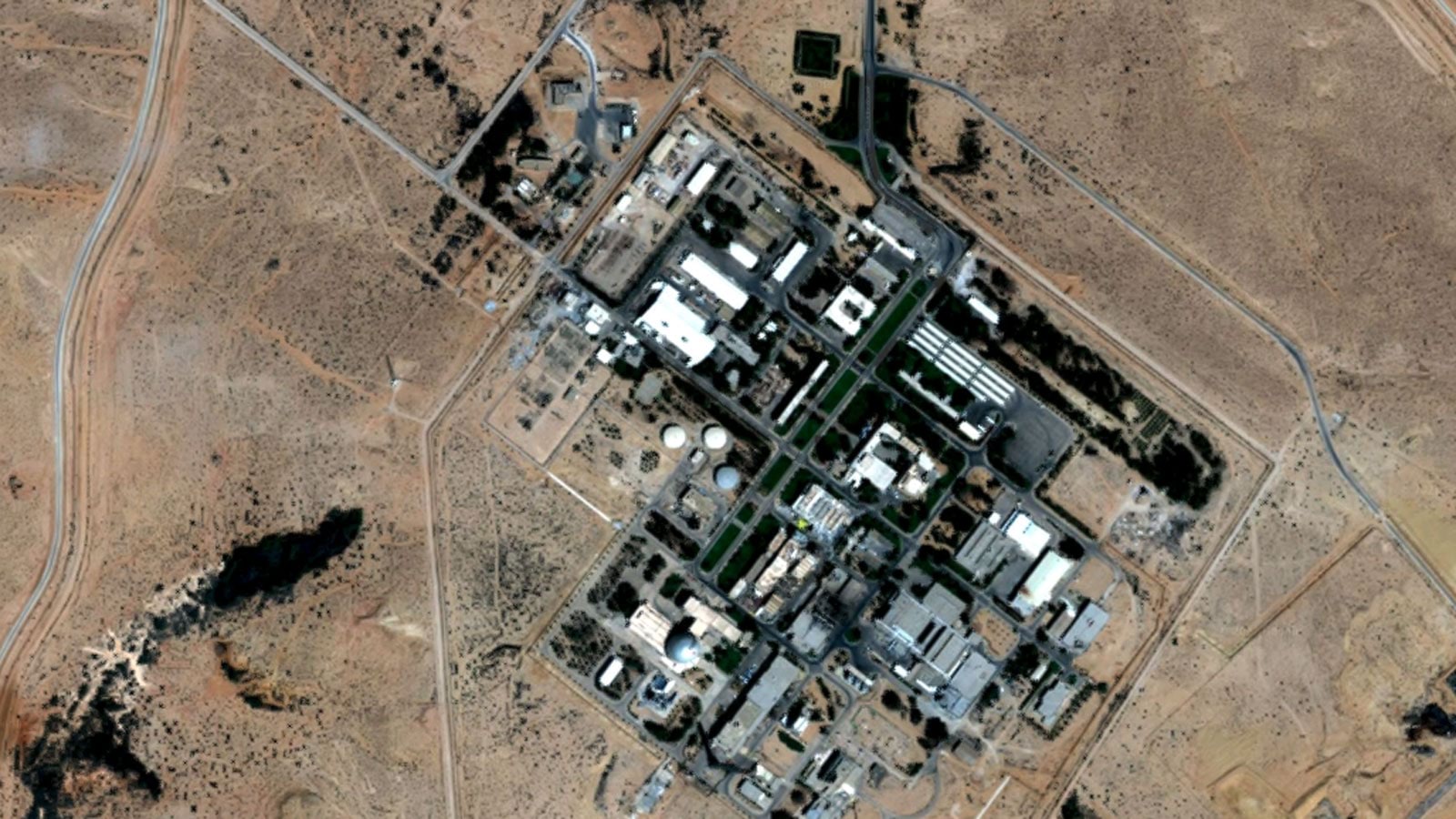 منشآت إسرائيل العسكرية تظهر بوضوح في صور الأقمار الصناعية منها" ديمونا" لأول مرة