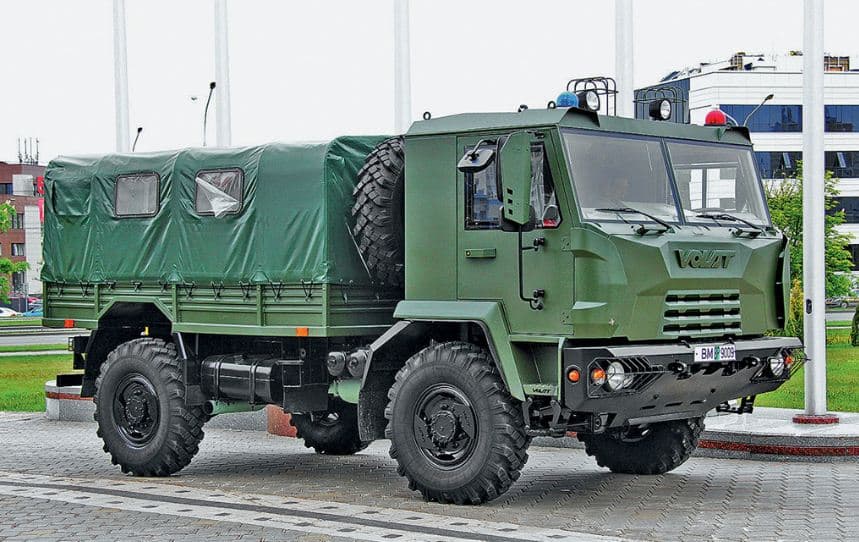 مركبة MZKT-5501 التكتيكية المصممة لتلبية الاحتياجات العسكرية