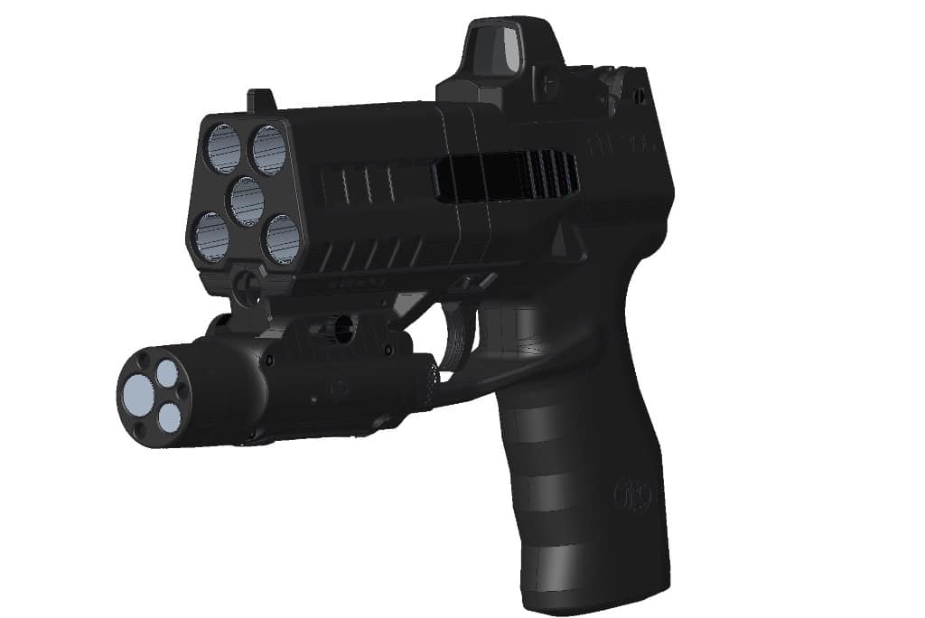 الكشف عن مسدس النبض الكهربائي المميز FN Smart ProtectoR 