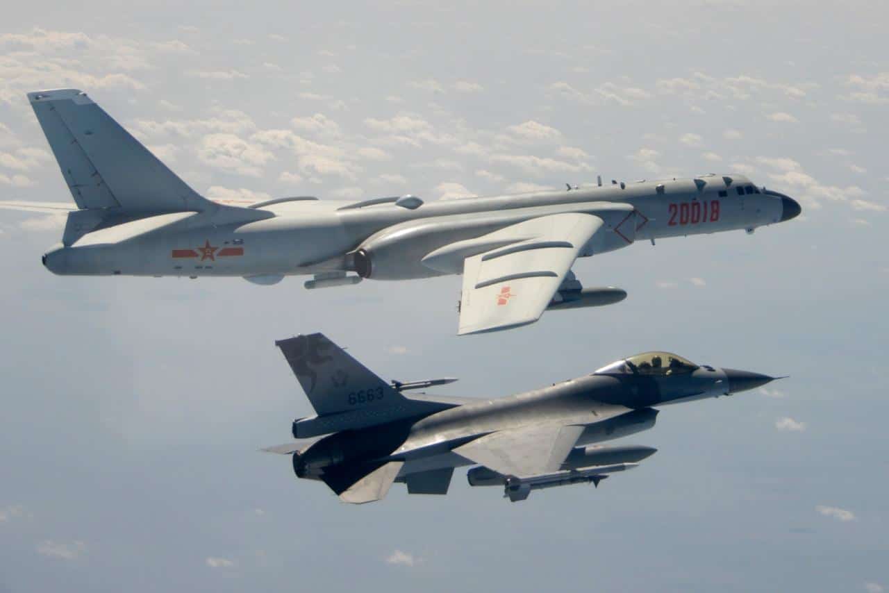 38 طائرة صينية تدخل منطقة الدفاع الجوي التايوانية