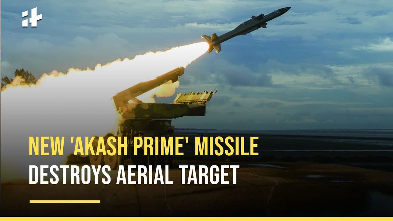 شركة DRDO الهندية تنجر أول اختبار طيران ناجح لصاروخ Akash Prime