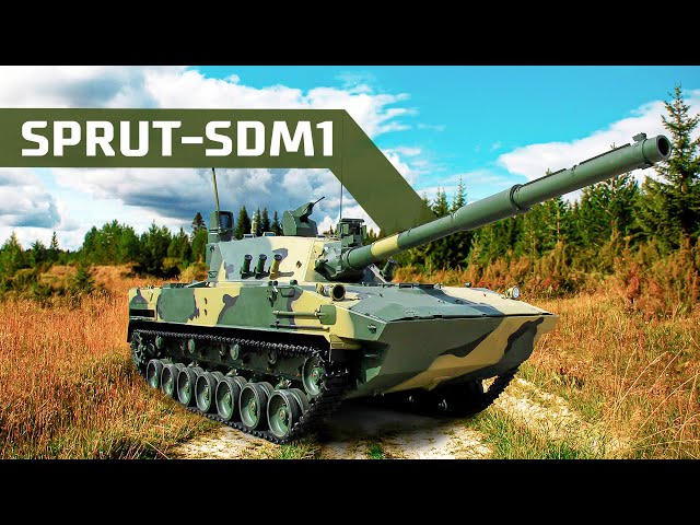 روسيا تختبر الهبوط المظلي للدبابات الخفيفة Sprut-SDM1