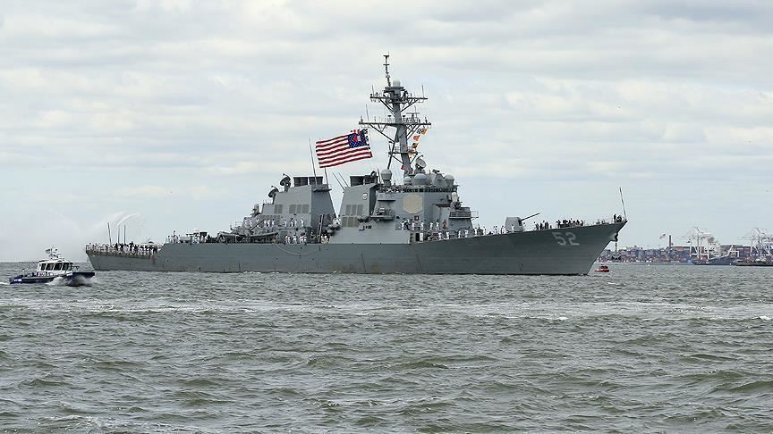 سفينة حربية روسية تطارد مدمرة أمريكية وأمريكا تنفي