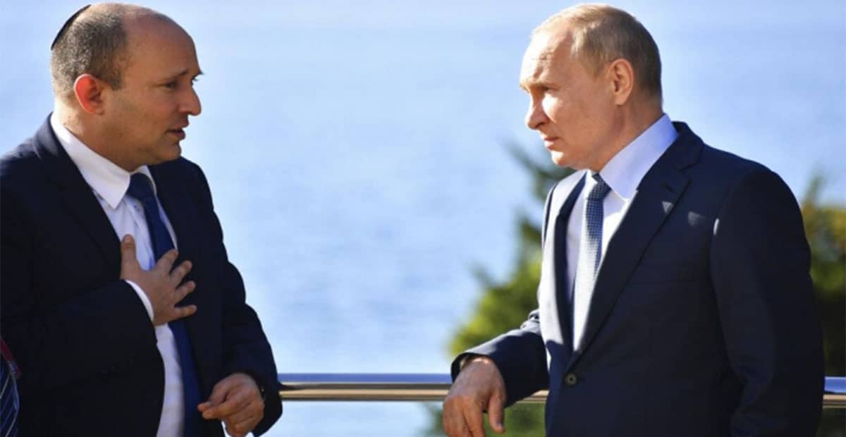 رئيس الوزراء نفتالي بينيت التقى أخيرا بالرئيس الروسي فلاديمير بوتين