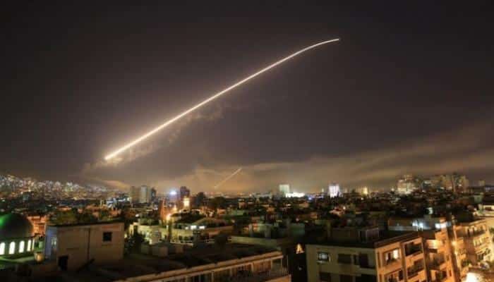 صاروخ للدفاع الجوي السوري ينفجر فوق شاطىء حيفا