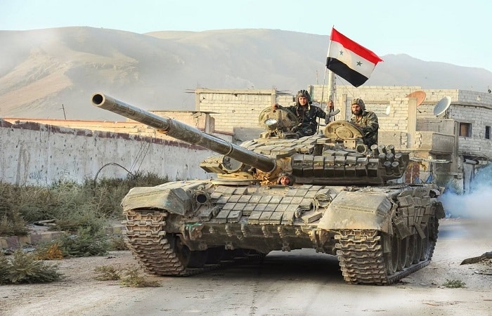تعزيزات عسكرية ثقيلة للجيش السوري تتجه شمالا