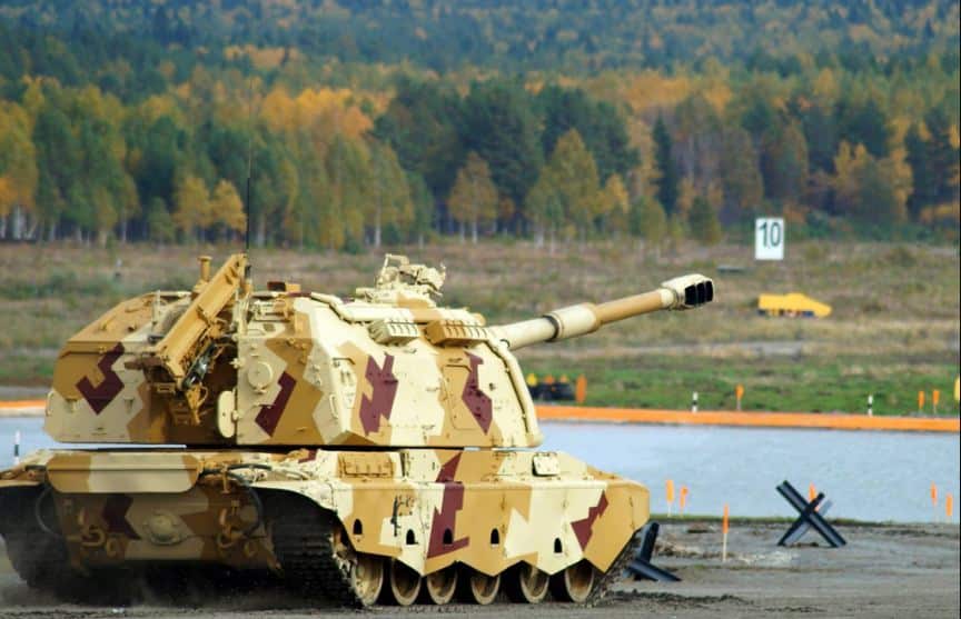 مدفع هاوتزر روسي مطور من طراز  Msta-SM2.. تعرف مميزاته