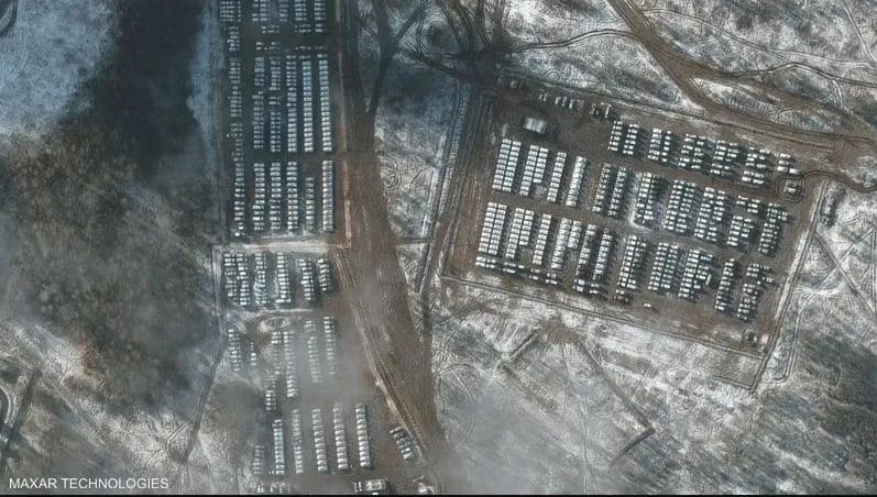 أين تتمركز القوات الروسية على الحدود الأوكرانية وما هو موعد الحرب المتوقعة ؟