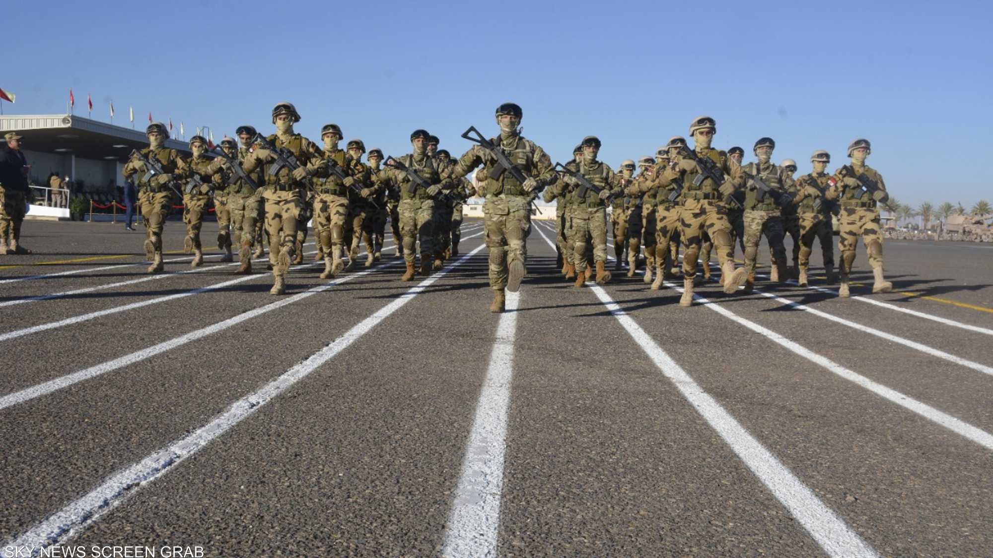 القوات البرية الملكية السعودية تنفذ مناورات تمرين  تبوك 5 مع القوات البرية المصرية 