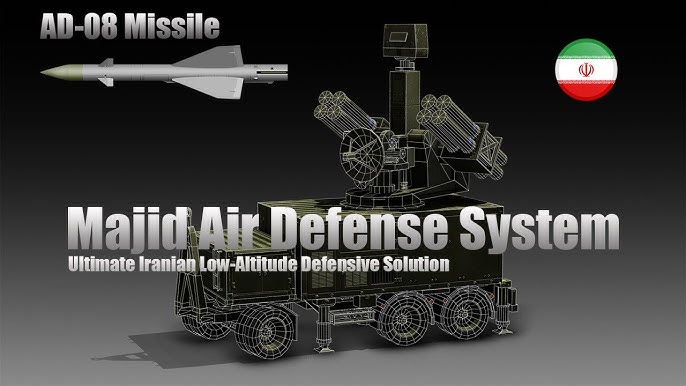 إيران تطور نظام صواريخ ماجد الجديد قصير المدى للدفاع الجوي AD-08